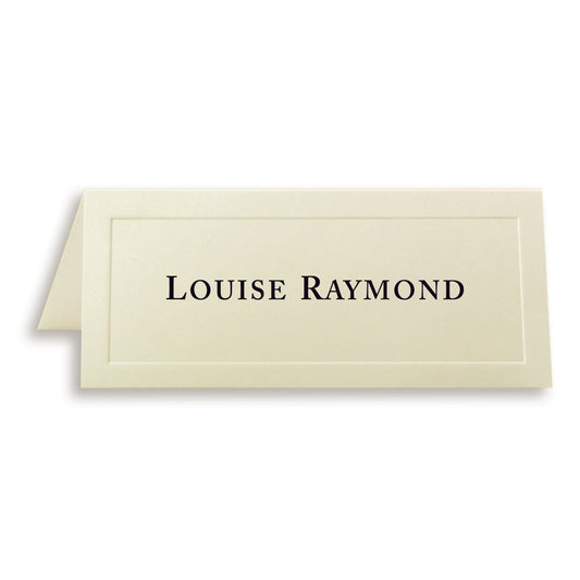 St. James® Overtures® Traditional Embossed Place Cards, Ivory, Pack of 60, 71414