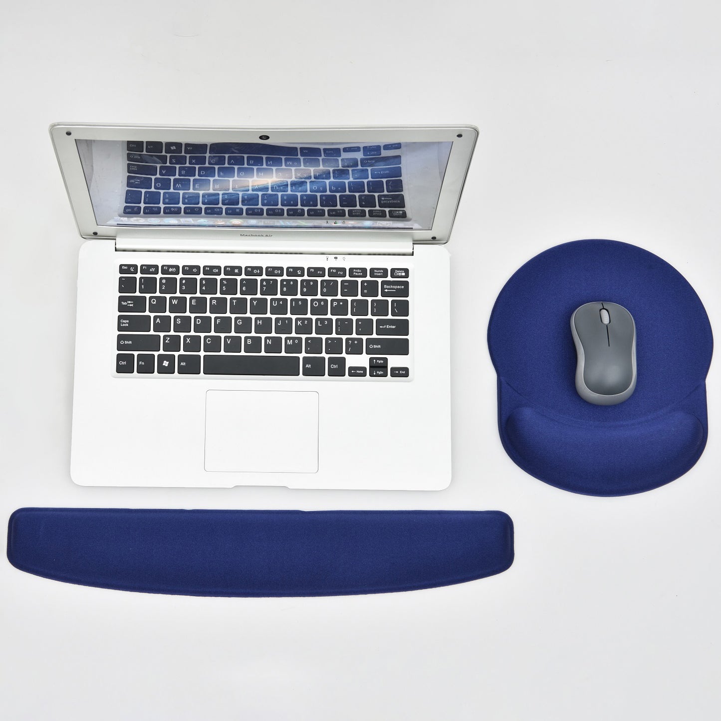 DAC® MP-123 Super-Gel™ "Racetrack" Mouse Pad with Palm Support, Blue