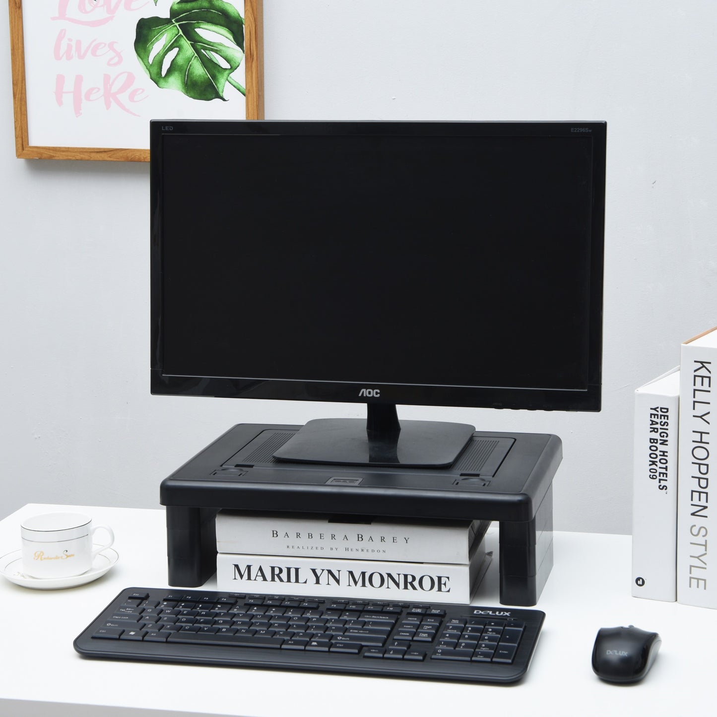 DAC® Stax™ MP-219 Height and Angle Adjustable Convertible Monitor, Laptop, Printer Stand