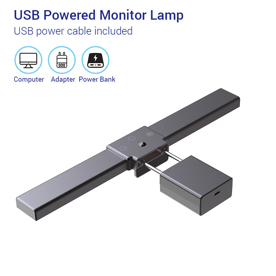 DAC® MP-332 15-3/4" LED Monitor Lamp/Light Bar/Screen Bar, Black