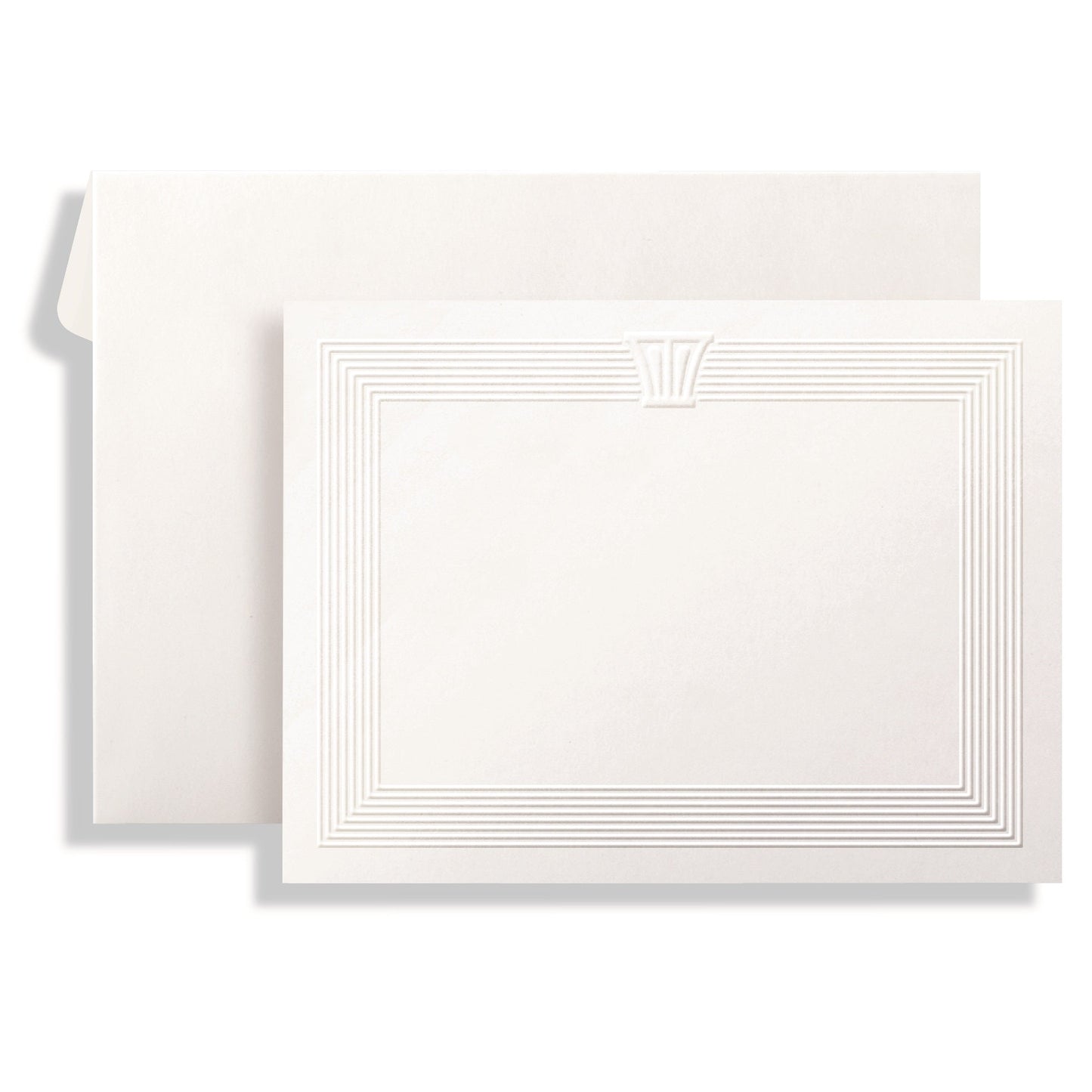 St. James® Overtures® Reply Cards, Capital Emboss, White, 40 Sets, 71018