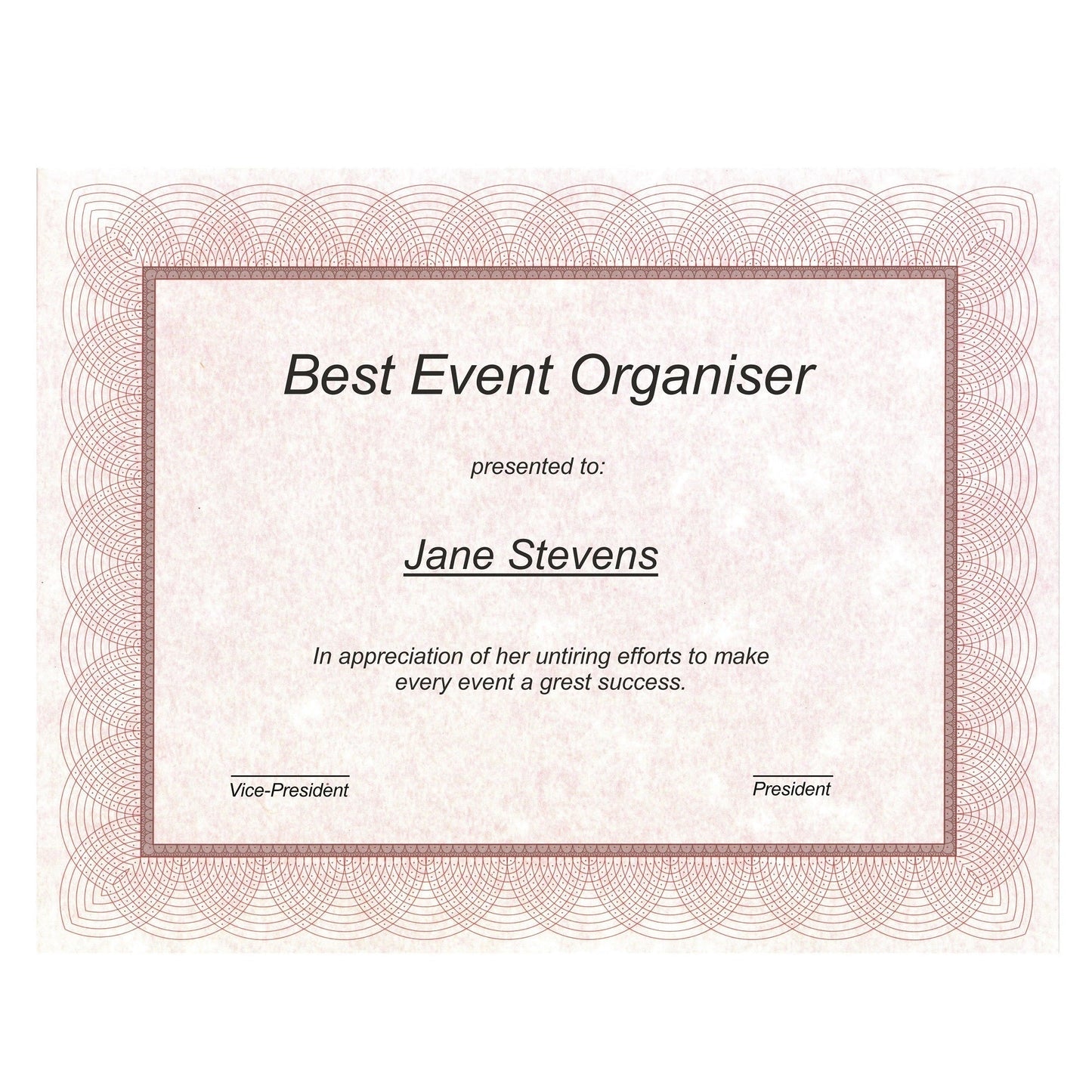 St. James® Certificates, 24 lb Paper, Regent Red w/ Gold Seals, Pack of 25, 83409