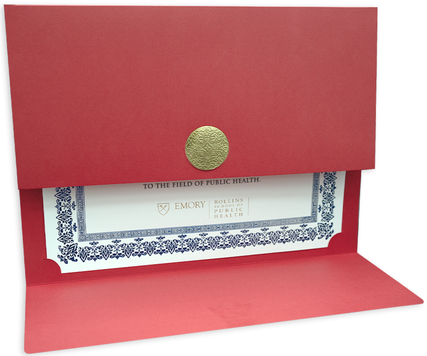 St. James® Certificate Holders/Document Covers/Diploma Holders, Red, Gold Award Seal with Blue Ribbon, Pack of 5, 83829