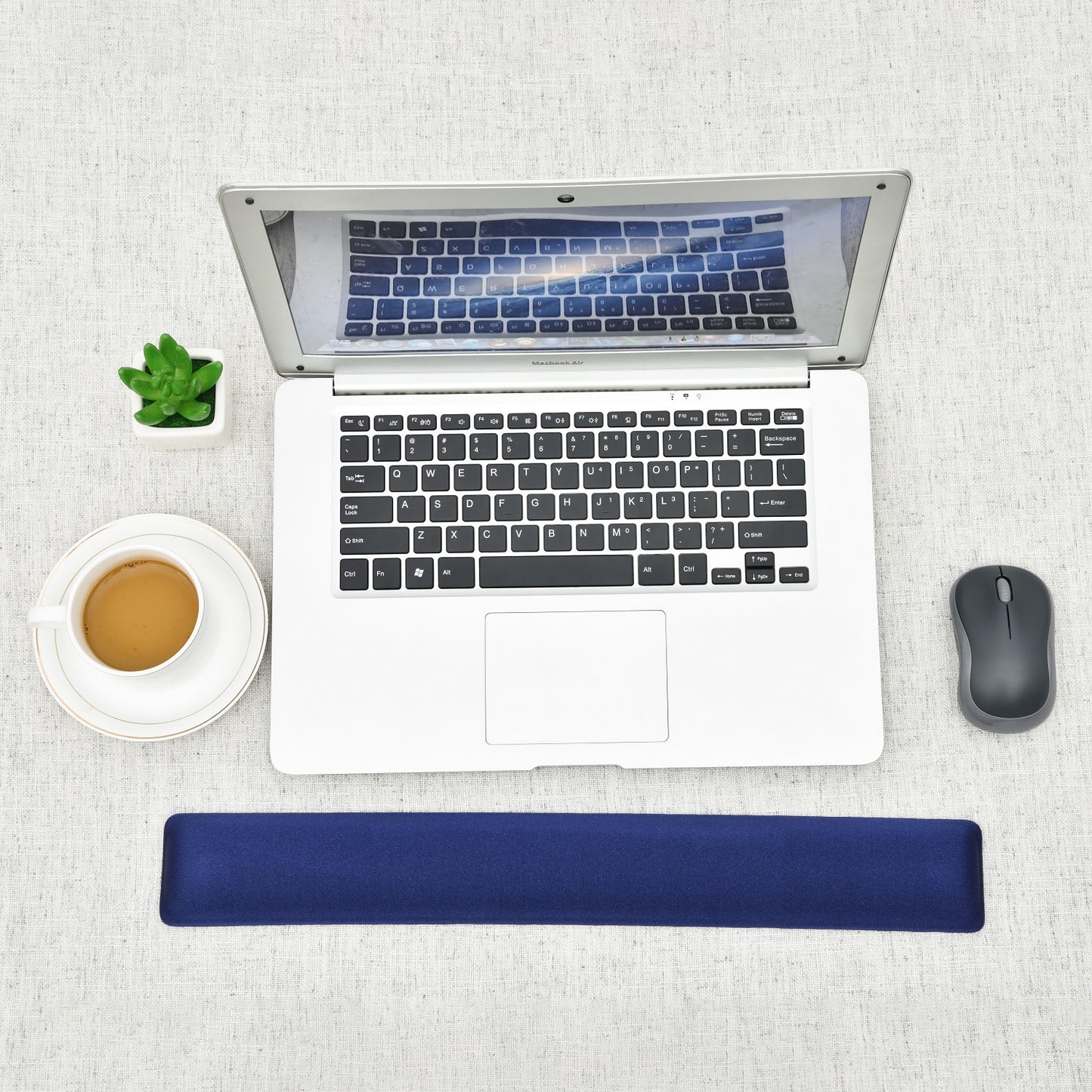 DAC® MP-128 Super-Gel™ Straight Edge Keyboard Palm Support, Blue
