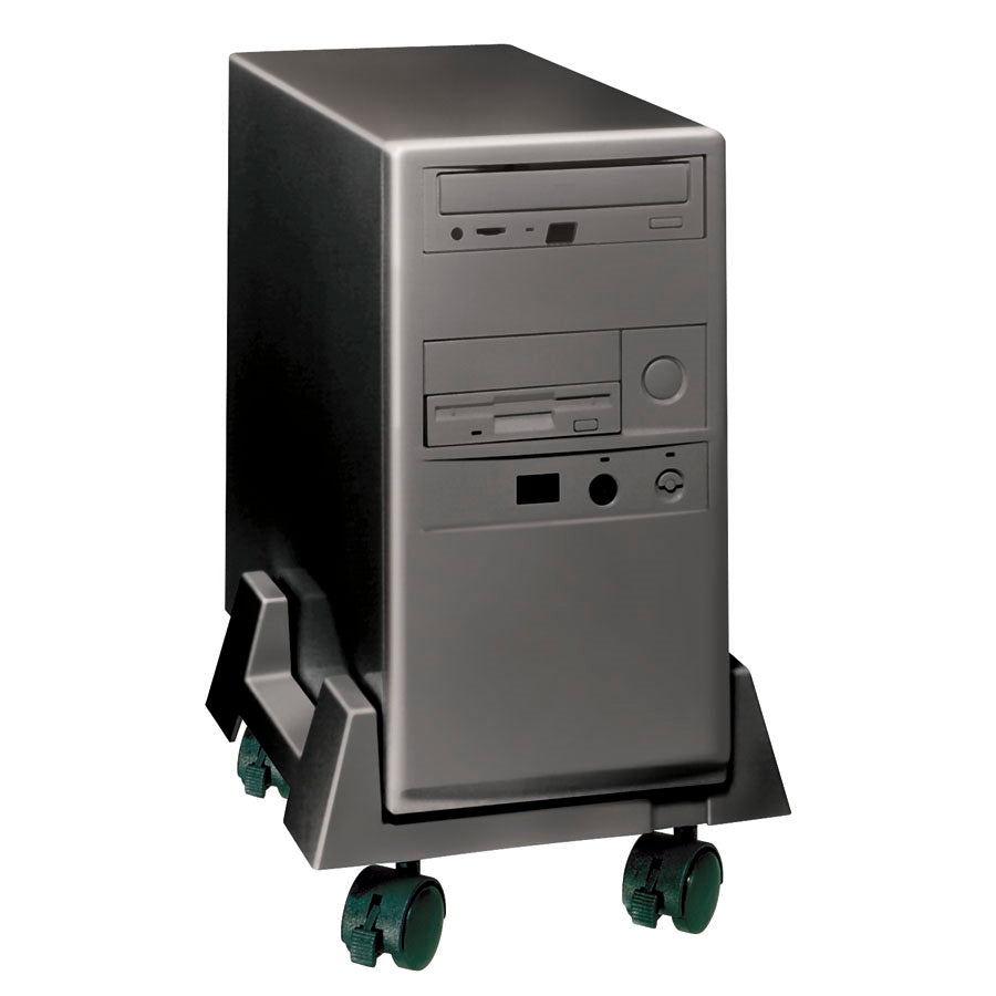 DAC® MP-63-BLK Mobile CPU Tower Stand with wheels, Black