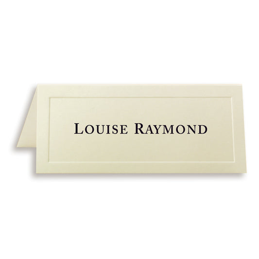 St. James® Overtures® Traditional Embossed Place Cards, Ivory, Pack of 60