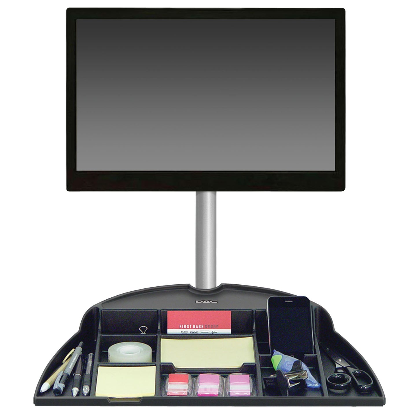 DAC® MP-204 Space Saver System™ Organizer Tray For Monitor Arms computer tray desk organizer to attach to monitor arm